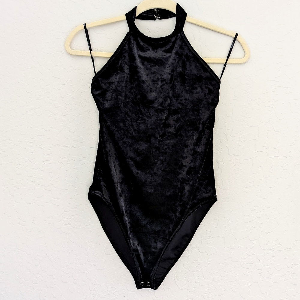Crushed Velvet Bodysuit